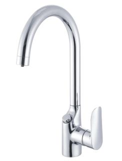 Смеситель для кухни Shevanik S368 с подключением фильтра хром